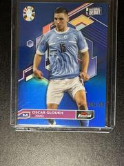 Oscar Gloukh [Blue Refractor] #41 Soccer Cards 2023 Topps Finest Road to UEFA EURO Prices
