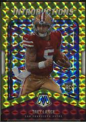Trey Lance [Gold] #I-3 Football Cards 2021 Panini Mosaic Introductions Prices