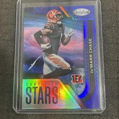 Ja'Marr Chase [Blue] Football Cards 2022 Panini Certified Stars Prices