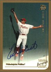 Eric Valent [Certified Autograph] #T45 Baseball Cards 1999 Topps Traded Prices