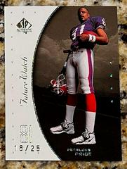 Peerless Price [Excitement Gold] Football Cards 1999 SP Authentic Prices