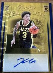 Keyonte George [Blue] #24 Basketball Cards 2023 Donruss Elite Rookie Yearbook Autograph Prices