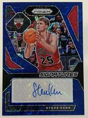 Steve Kerr [Blue Choice Prizm] #11 Basketball Cards 2023 Panini Prizm Signature Prices