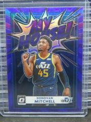 Donovan Mitchell [Blue] #10 Basketball Cards 2020 Panini Donruss Optic My House Prices