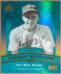 Pee Wee Reese [Blue] #172 Baseball Cards 2005 Upper Deck Reflections Prices