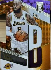 LeBron James [Orange Die Cut] #3 Basketball Cards 2022 Panini Donruss Elite Spellbound Prices