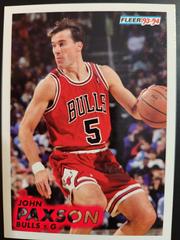 John Paxson #30 Basketball Cards 1993 Fleer Prices