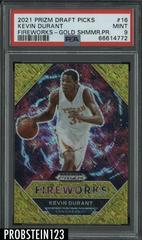 Kevin Durant [Gold Prizm] Basketball Cards 2021 Panini Prizm Fireworks Prices