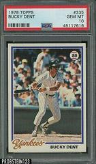  1981 Fleer # 80 Bucky Dent Yankees (Baseball Card) NM