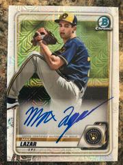 Max Lazar #BCMA-ML Baseball Cards 2020 Bowman Chrome Mega Box Mojo Autographs Prices