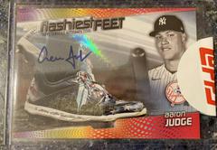 Aaron Judge [Autograph] Baseball Cards 2022 Topps Flashiest Feet Prices