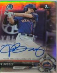 Quinn Brodey [Refractor] Baseball Cards 2017 Bowman Draft Chrome Picks Autographs Prices