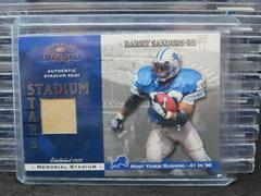 Barry Sanders #SS-19 Football Cards 2001 Panini Donruss Classics Stadium Stars Prices