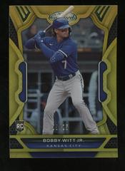 Bobby Witt Jr. [Mirror Gold] #32 Baseball Cards 2022 Panini Chronicles Certified Prices