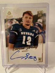 Carson Strong #YSV-CST Football Cards 2022 Panini Luminance Year One Signatures Variations Prices