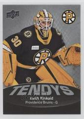 Keith Kinkaid #T-4 Hockey Cards 2022 Upper Deck AHL Tendys Prices