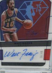 Walt Frazier [Blue] Basketball Cards 2021 Panini One and One 75th Team Signatures Prices