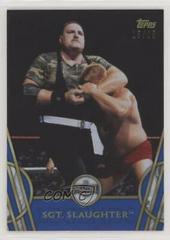 Sgt. Slaughter [Blue] Wrestling Cards 2018 Topps Legends of WWE Prices