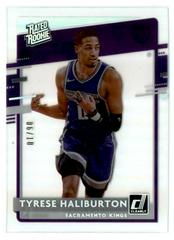 Tyrese Haliburton [Holo Silver] Basketball Cards 2020 Panini Clearly Donruss Prices