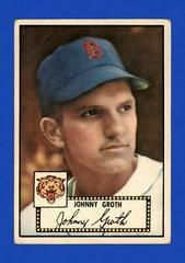 Johnny Groth [Black Back] Baseball Cards 1952 Topps Prices