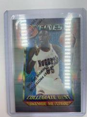 Dikembe Mutombo [Refractor w/ Coating] Basketball Cards 1994 Finest Prices