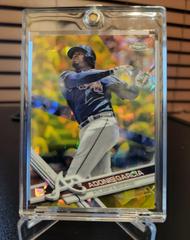Adonis Garcia [Gold] #129 Baseball Cards 2017 Topps Chrome Sapphire Prices