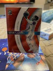 Trae Young [Red Pulsar] #14 Basketball Cards 2021 Panini Donruss Optic Star Gazing Prices