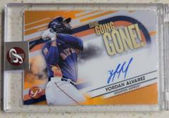 Yordan Alvarez [Orange] #GA-YA Baseball Cards 2023 Topps Pristine Going Gone Autographs Prices