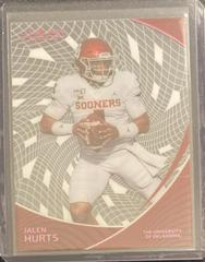 Jalen Hurts [Pink] #18 Football Cards 2023 Panini Chronicles Draft Picks Clear Vision Prices