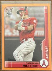 Mike Trout [Orange] #1 Baseball Cards 2021 Topps Big League Prices