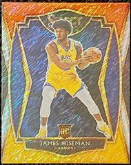 James Wiseman [Red White Orange Shimmer] Basketball Cards 2020 Panini Select Prices