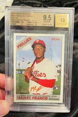 Maikel Franco [Red Ink] #MFR Baseball Cards 2015 Topps Heritage Real One Autographs Prices