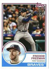 Freddie Freeman #49 Baseball Cards 2018 Topps 1983 Baseball Prices