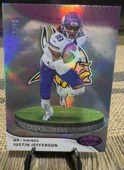 Justin Jefferson [Purple] #FF-2 Football Cards 2023 Panini Certified Franchise Foundations Prices
