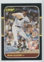 Ron Guidry Baseball Cards 1987 Leaf Prices