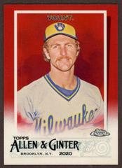 Robin Yount [Red] Baseball Cards 2020 Topps Allen & Ginter Chrome Prices