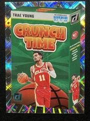 Trae Young [Diamond] #14 Basketball Cards 2023 Panini Donruss Crunch Time Prices