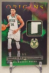 Giannis Antetokounmpo [Green] #3 Basketball Cards 2022 Panini Origins Prices