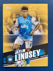 Jaylin Lindsey [Gold] Soccer Cards 2022 Topps MLS Prices