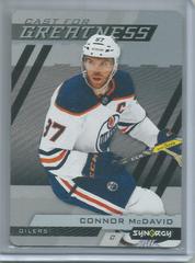 Connor McDavid Hockey Cards 2022 Upper Deck Synergy Cast For Greatness Prices