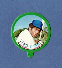 Willie Davis Baseball Cards 1973 Topps Candy Lids Prices