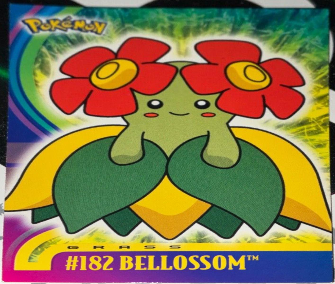 Bellossom #182 Pokemon 2001 Topps Johto