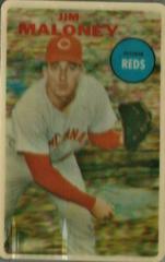 Jim Maloney [No Dugout] Baseball Cards 1968 Topps 3D Prices