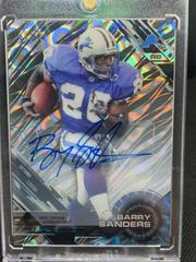Barry Sanders [Autograph Clouds Diffractor] Football Cards 2015 Topps High Tek Prices