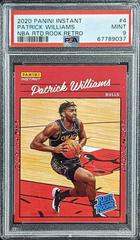 Patrick Williams #4 Basketball Cards 2020 Panini Instant Rated Rookie Retro Prices