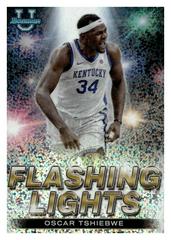 Oscar Tshiebwe [Speckle] #FL-9 Basketball Cards 2022 Bowman University Best Flashing Lights Prices