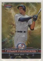 Aaron Judge [Gold] Baseball Cards 2018 Bowman's Best Power Producers Prices