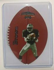 Tim Brown [Registered Exchange] Football Cards 1998 Playoff Contenders Leather Prices