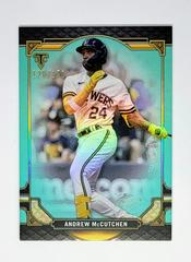 Andrew McCutchen [Aquamarine] #25 Baseball Cards 2022 Topps Triple Threads Prices