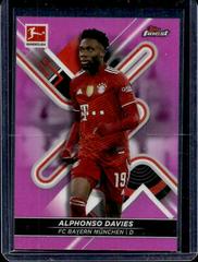 Alphonso Davies [Pink] #126 Soccer Cards 2021 Topps Finest Bundesliga Prices